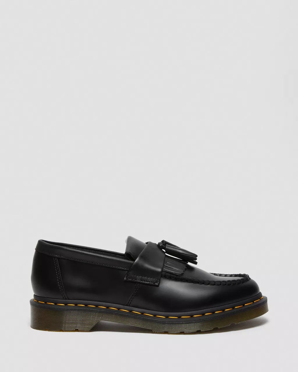 Noir &amp; Blanc Loafers with yellow stitching - Black