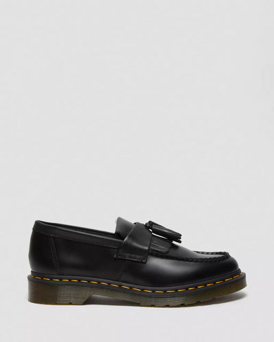 Noir &amp; Blanc Loafers with yellow stitching - Black