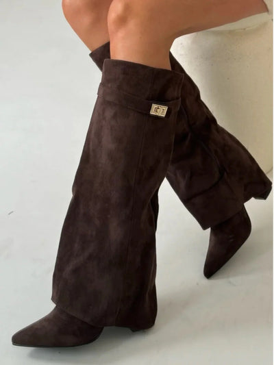 Molly Boots - Taupe