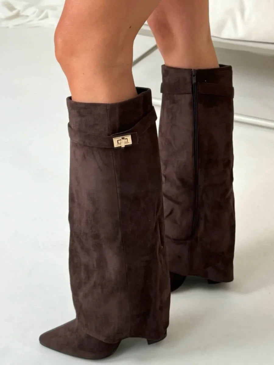 Molly Boots - Taupe