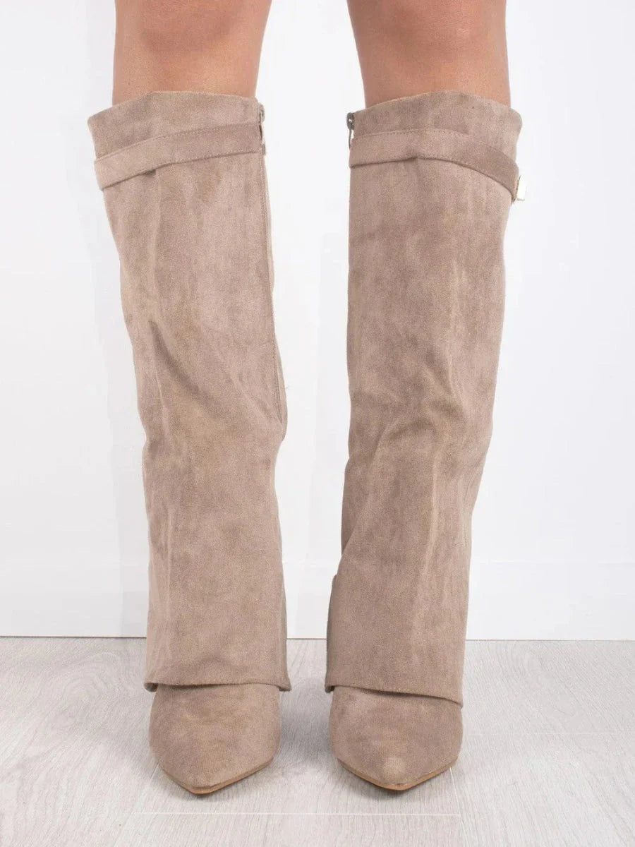 Molly Boots - Taupe