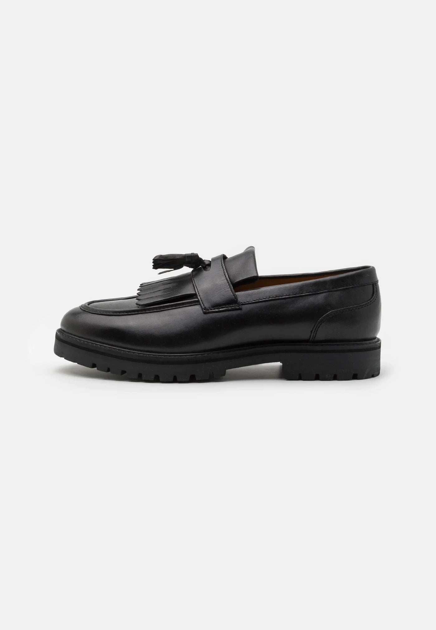 Noir &amp; Blanc Loafers - Black