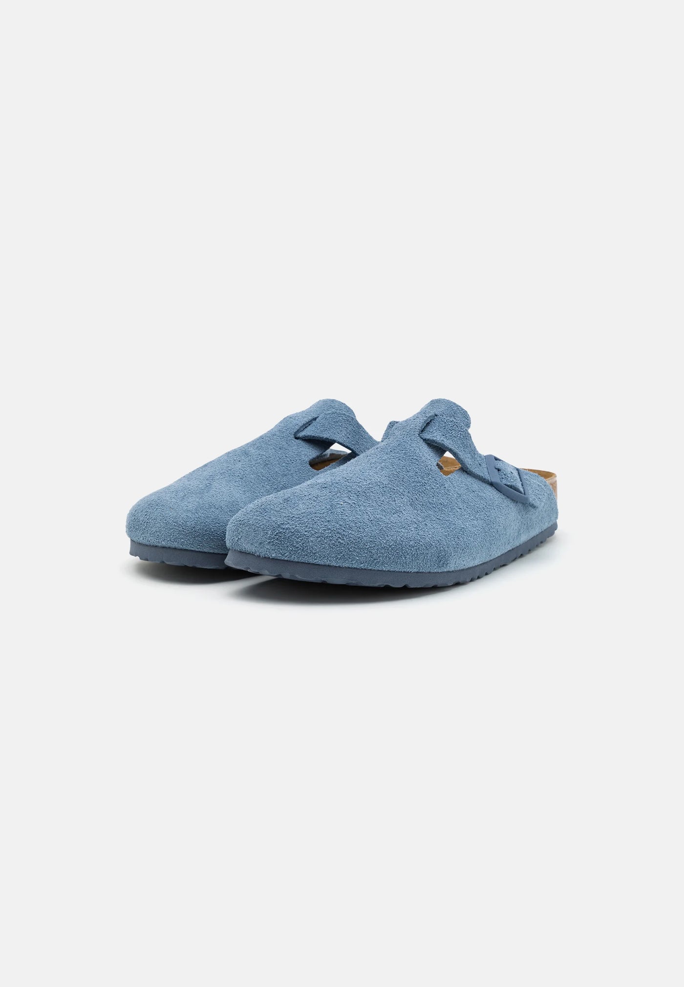 Black suede slippers