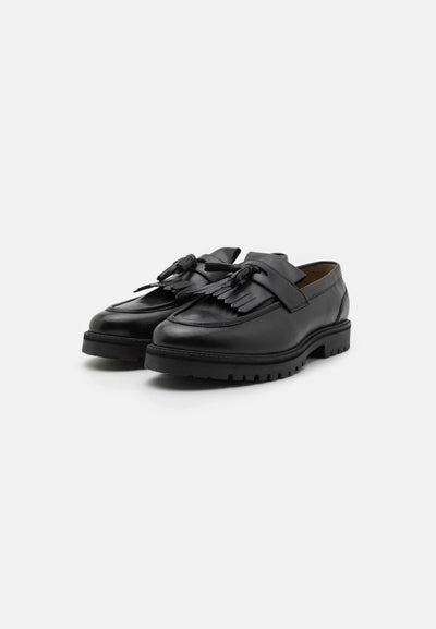Noir &amp; Blanc Loafers - Black