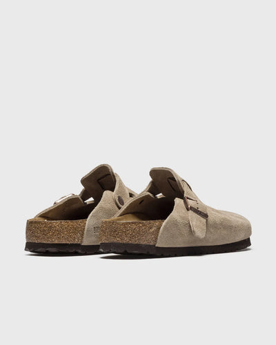 Black suede slippers
