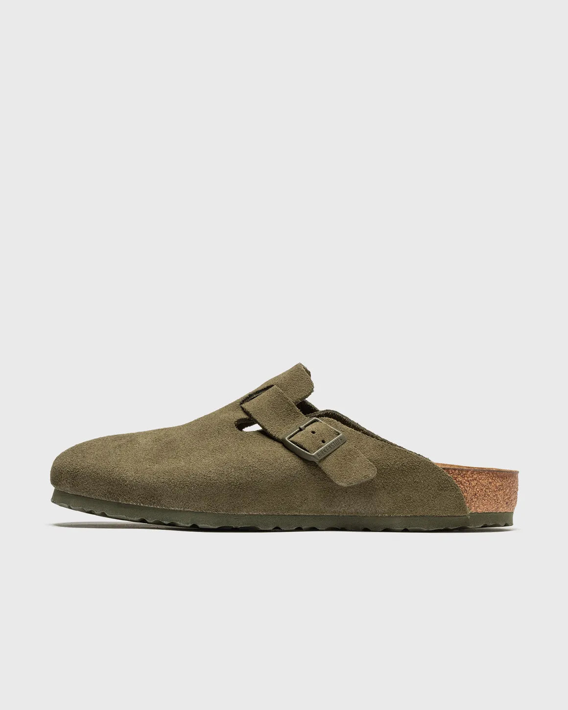 Black suede slippers