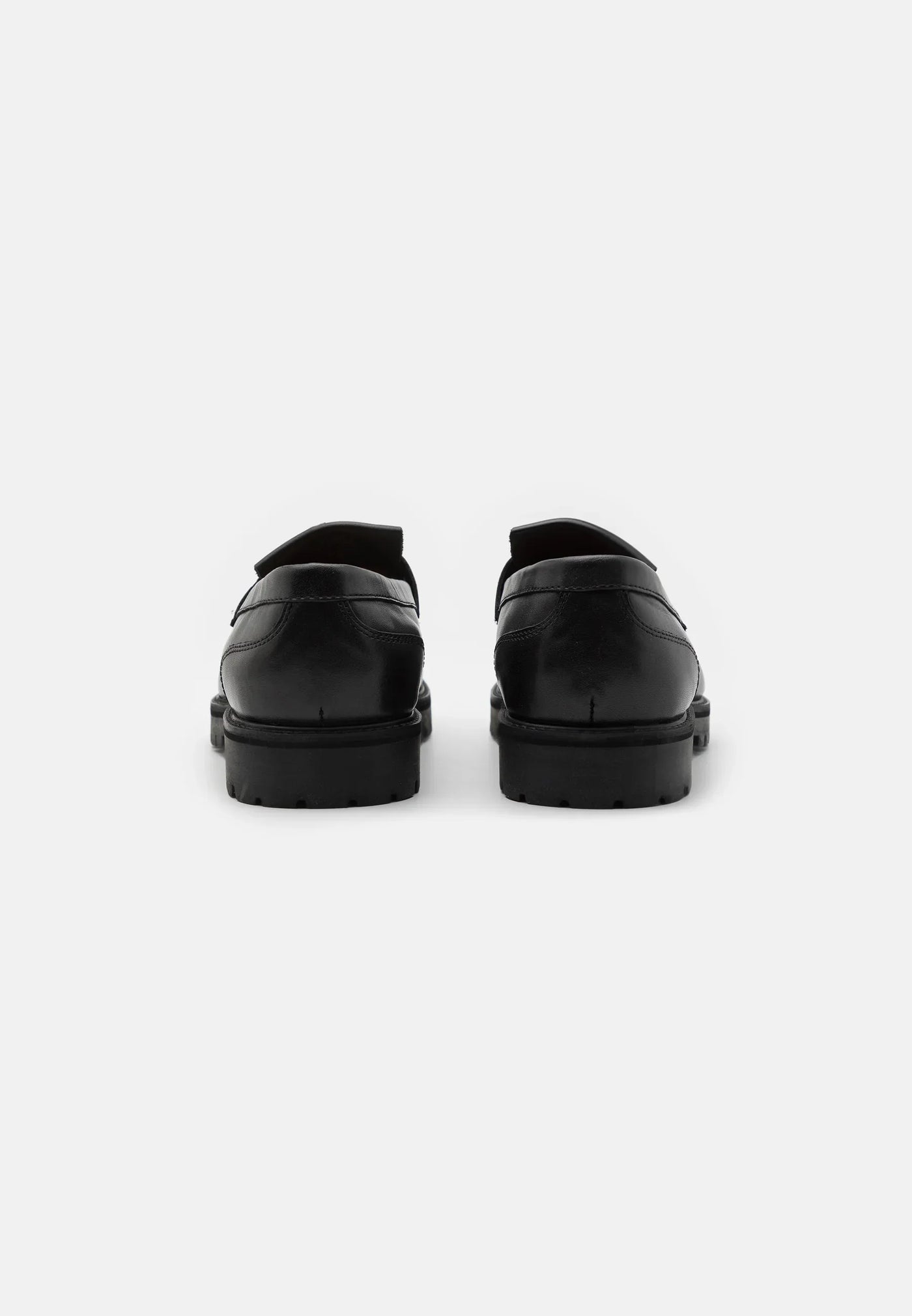 Noir &amp; Blanc Loafers - Black
