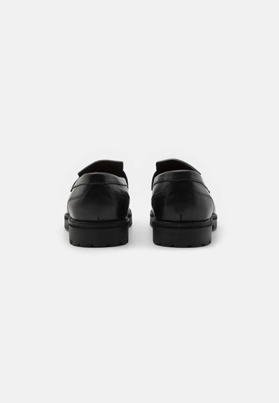 Noir &amp; Blanc Loafers - Black